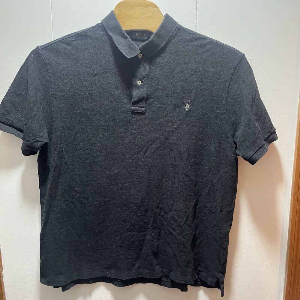 Polo Ralph Lauren Polo Short Short Sleeve Dark‎ Gray Men's Size 2XB 2XL Big